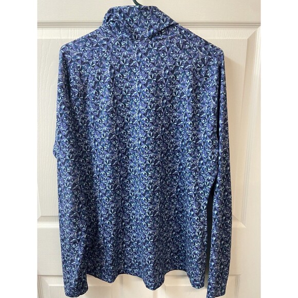 Merrell Selectwick Womens Xtra Large Blue kaleidoscope Quarter Zip Top Jacket - Picture 3 of 5